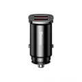 Baseus CCALL-DS01 Sq Metal Dual QC3.0 Car Charger