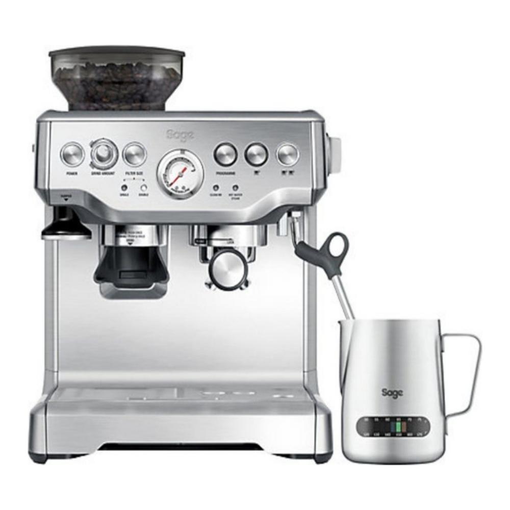 Sage TheSAGE Barista Express Μηχανή BES875UK Espresso 1850W Πίεσης 15bar με Μύλο Άλεσης