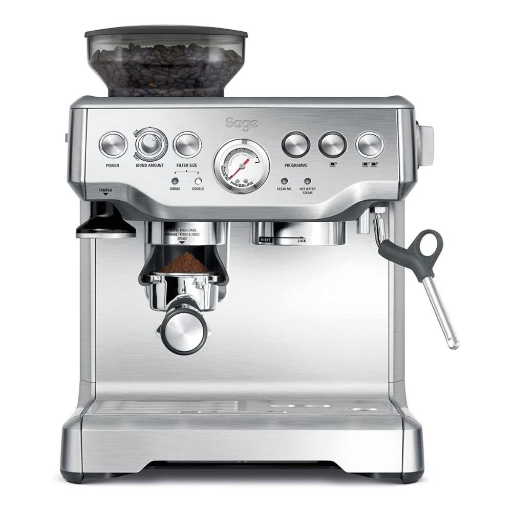 Sage TheSAGE Barista Express Μηχανή BES875UK Espresso 1850W Πίεσης 15bar με Μύλο Άλεσης