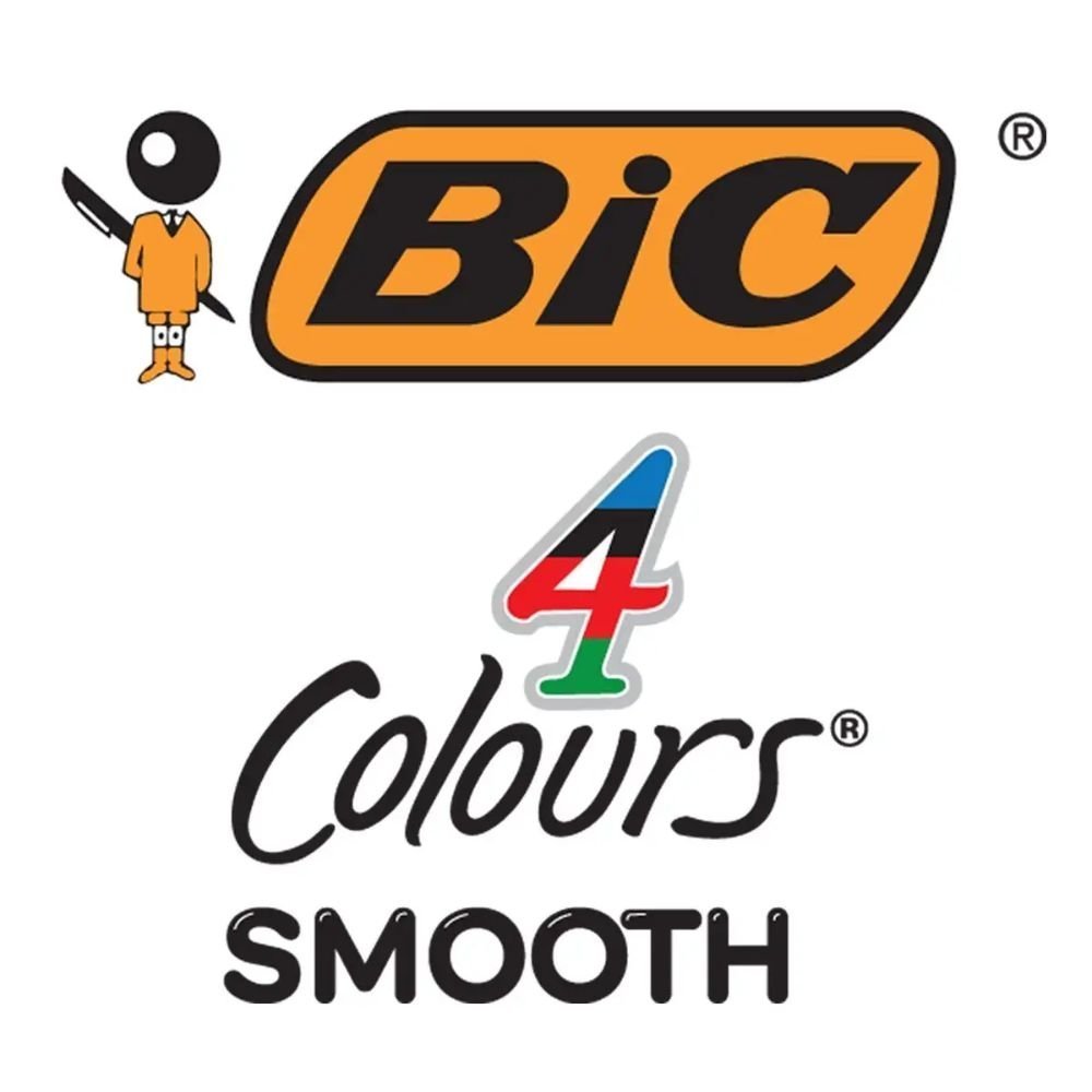 BIC Στυλό 4σε1 με Επιλογή 4 Διαφορετικών Χρώματων & Εξαιρετικά Ομαλή Γραφή