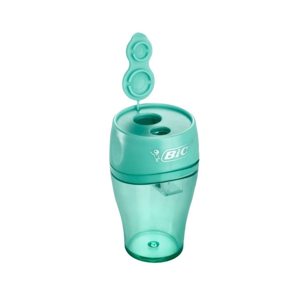 BIC Twin Canister Ellipse Ξύστρα με 2 Τρύπες & Μεγάλο Δοχείο