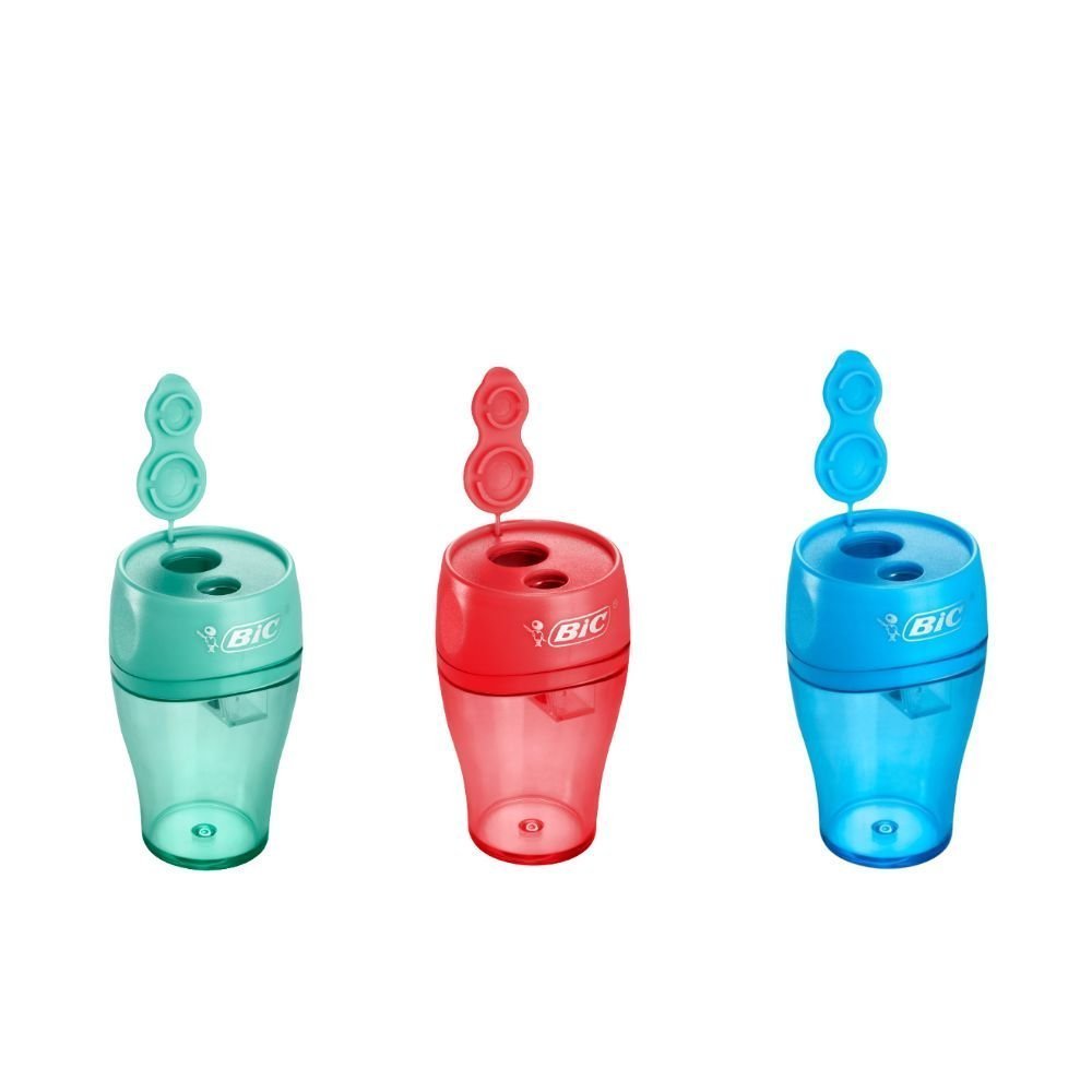 BIC Twin Canister Ellipse Ξύστρα με 2 Τρύπες & Μεγάλο Δοχείο