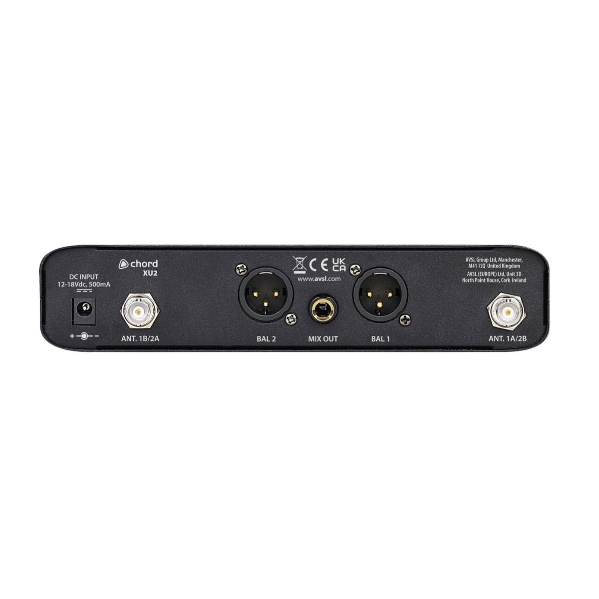 Chord XU2-H Wireless True Diversity UHF System Διπλό Ασύρματο Σύστημα με 2 Μικρόφωνα Χειρός