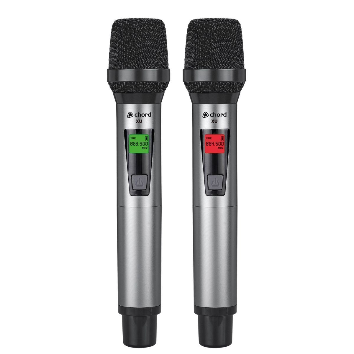 Chord XU2-H Wireless True Diversity UHF System Διπλό Ασύρματο Σύστημα με 2 Μικρόφωνα Χειρός
