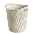 Curver My Style Κάδος Απορριμάτων Γραφείου 13L Λευκός με Όψη Rattan 626021