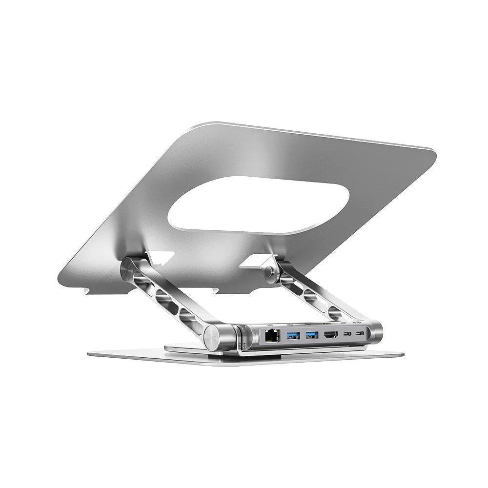 Unitek Stand for Laptop 360 Rotation & Hub HDMI/Lan/PD100W D1109B