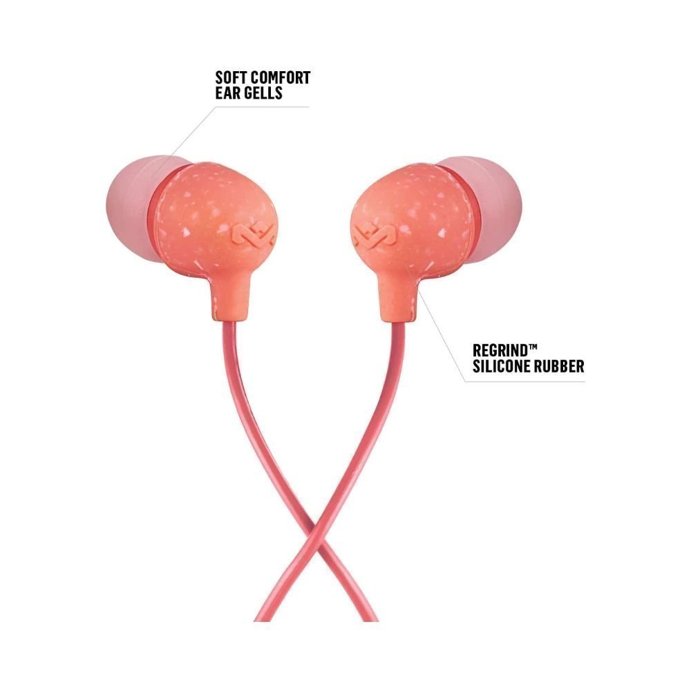 The House Of Marley Little Bird (Mic) In-ear Handsfree με Βύσμα 3.5mm Πορτοκαλί