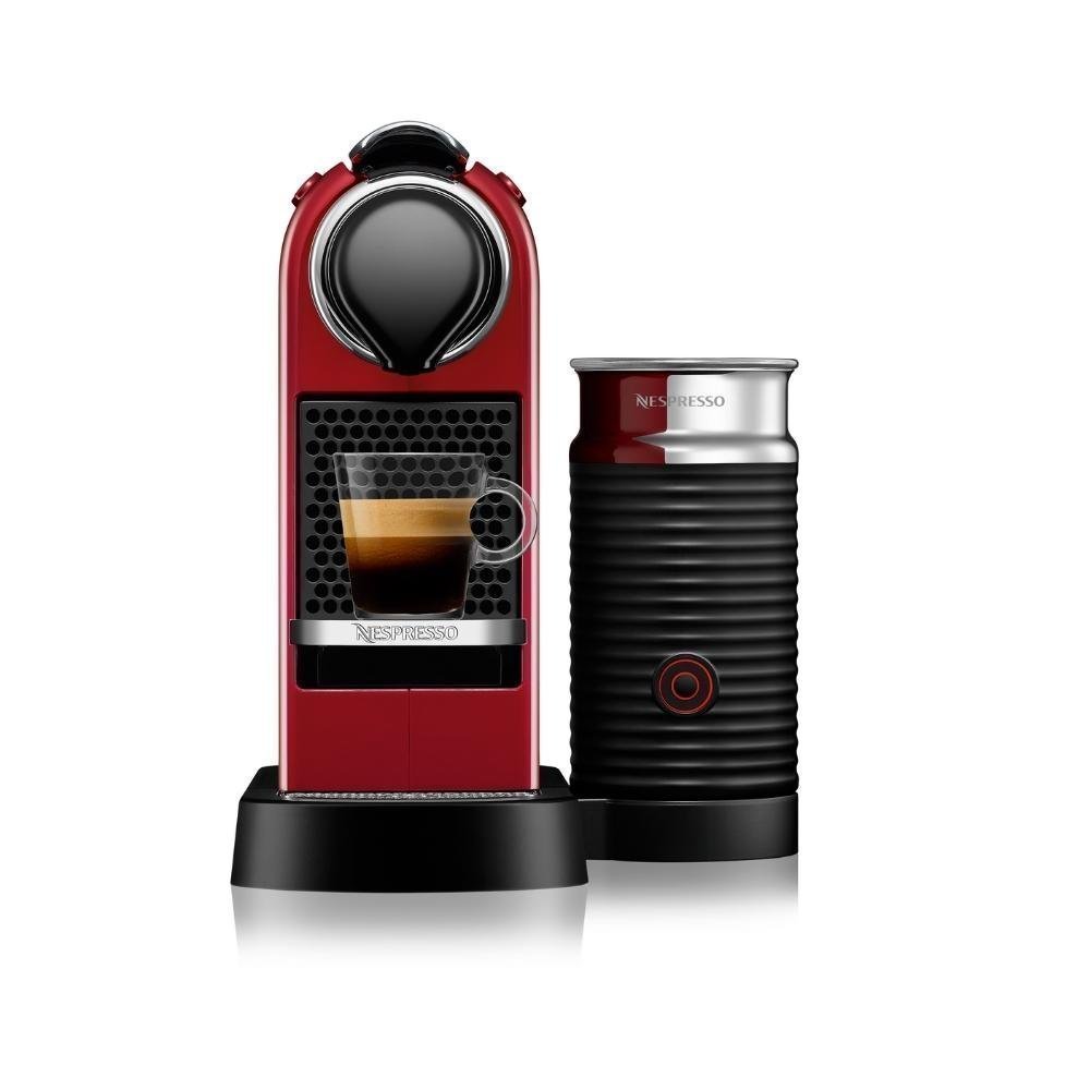 Nespresso Citiz & Milk D123 Καφετιέρα για Κάψουλες, Cherry