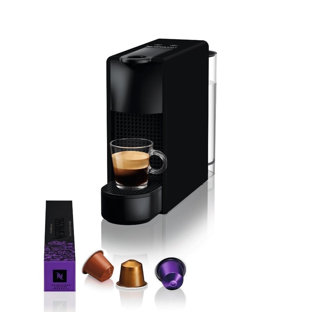 Nespresso Essenza Mini C30 Pure Μηχανή Espresso & Lungo για Κάψουλες με Αντλία 19 bar, Μαύρο