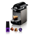 Nespresso Pixie Καφετιέρα Espresso & Lungo για Κάψουλες 19bar, Titan