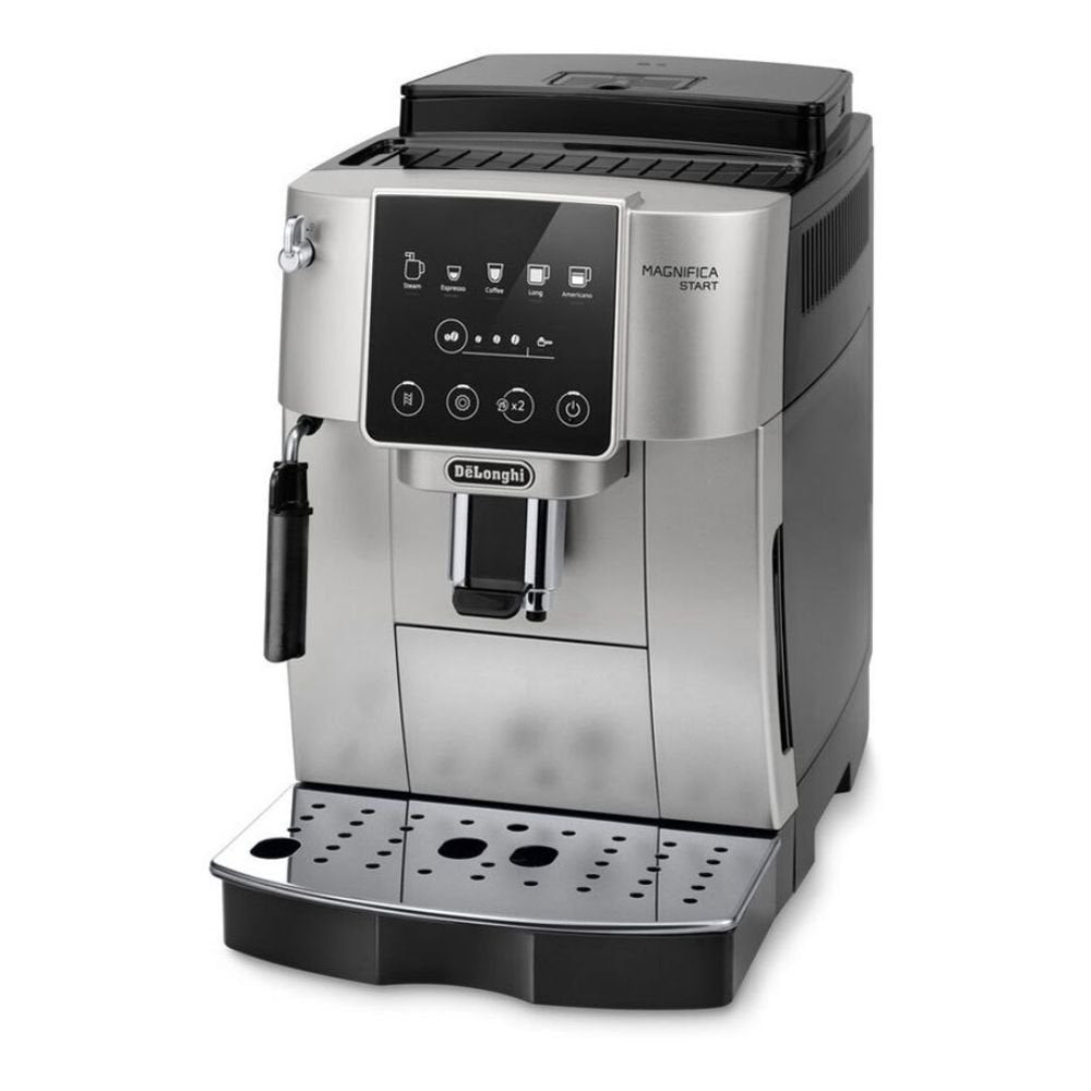 Delonghi Magnifica Start Αυτόματη Μηχανή Espresso 1450W Πίεσης 15bar με Μύλο Άλεσης Ασημί
