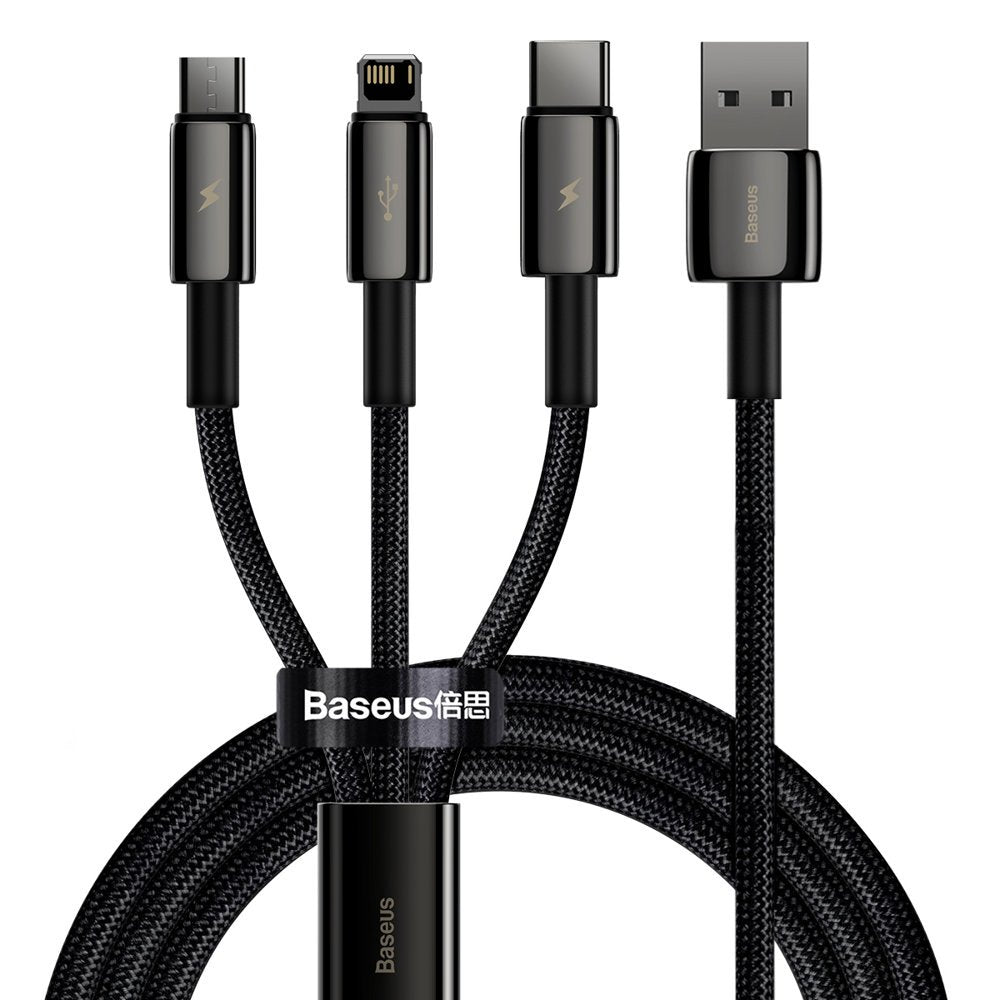 Baseus CAMLTWJ-01 Tungsten Gold 3in1 Micro/Light/TypeC