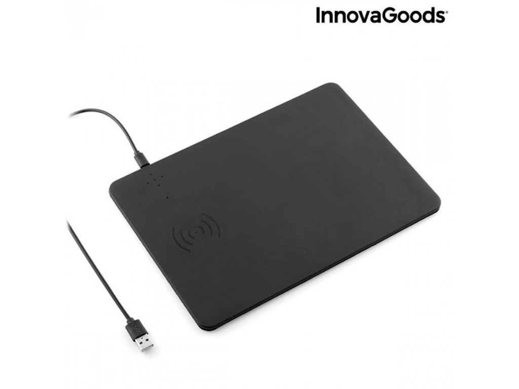 Mousepad 2 σε 1 Ασύρματος φορτιστής σε μαύρο χρώμα – InnovaGoods