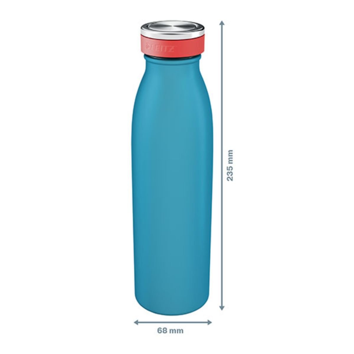 Leitz Cosy Θερμός Μπουκάλι 500ml από Ανοξείδωτο Ατσάλι LEI-9016-61 Calm Blue