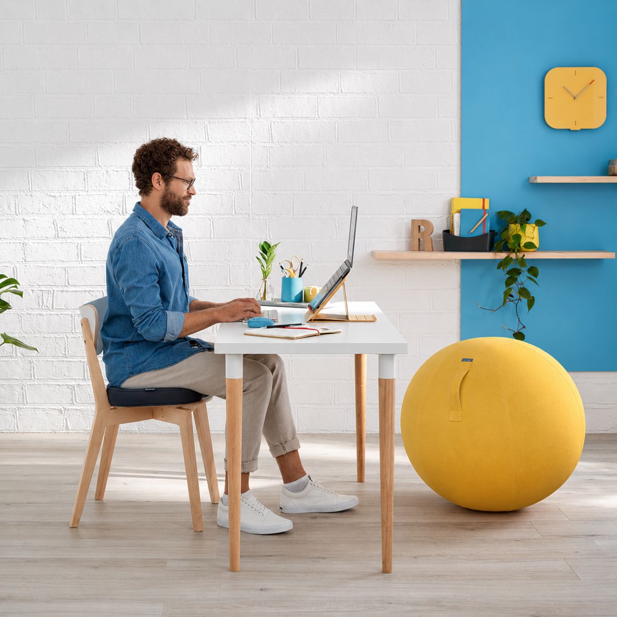 Leitz Ergo Cosy Ορθοπεδικό Μαξιλάρι Καθίσματος για Γραφείο, Σπίτι & Αυτοκίνητο LEI-5284-89 Velvet Grey