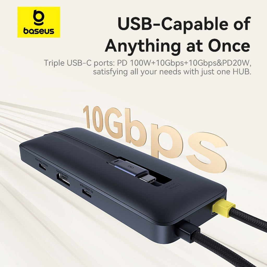 Baseus IT NOMOS Dual Fast Charging 6-in-1 USB HUB