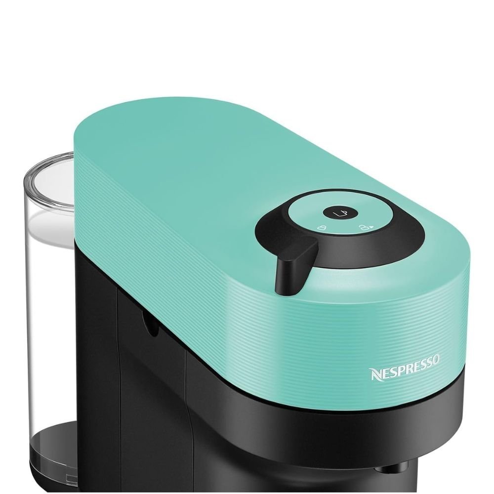 Nespresso Vertuo Pop Μηχανή Καφέ με Centrifusion™ Τεχνολογία & 6 Μεγέθη Ροφημάτων για Κάψουλες Vertuo,19bar, Aqua Mint
