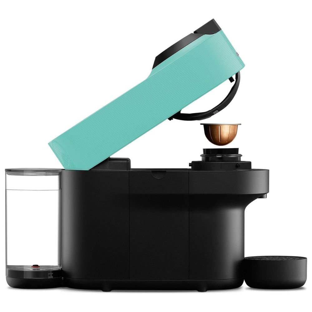 Nespresso Vertuo Pop Μηχανή Καφέ με Centrifusion™ Τεχνολογία & 6 Μεγέθη Ροφημάτων για Κάψουλες Vertuo,19bar, Aqua Mint