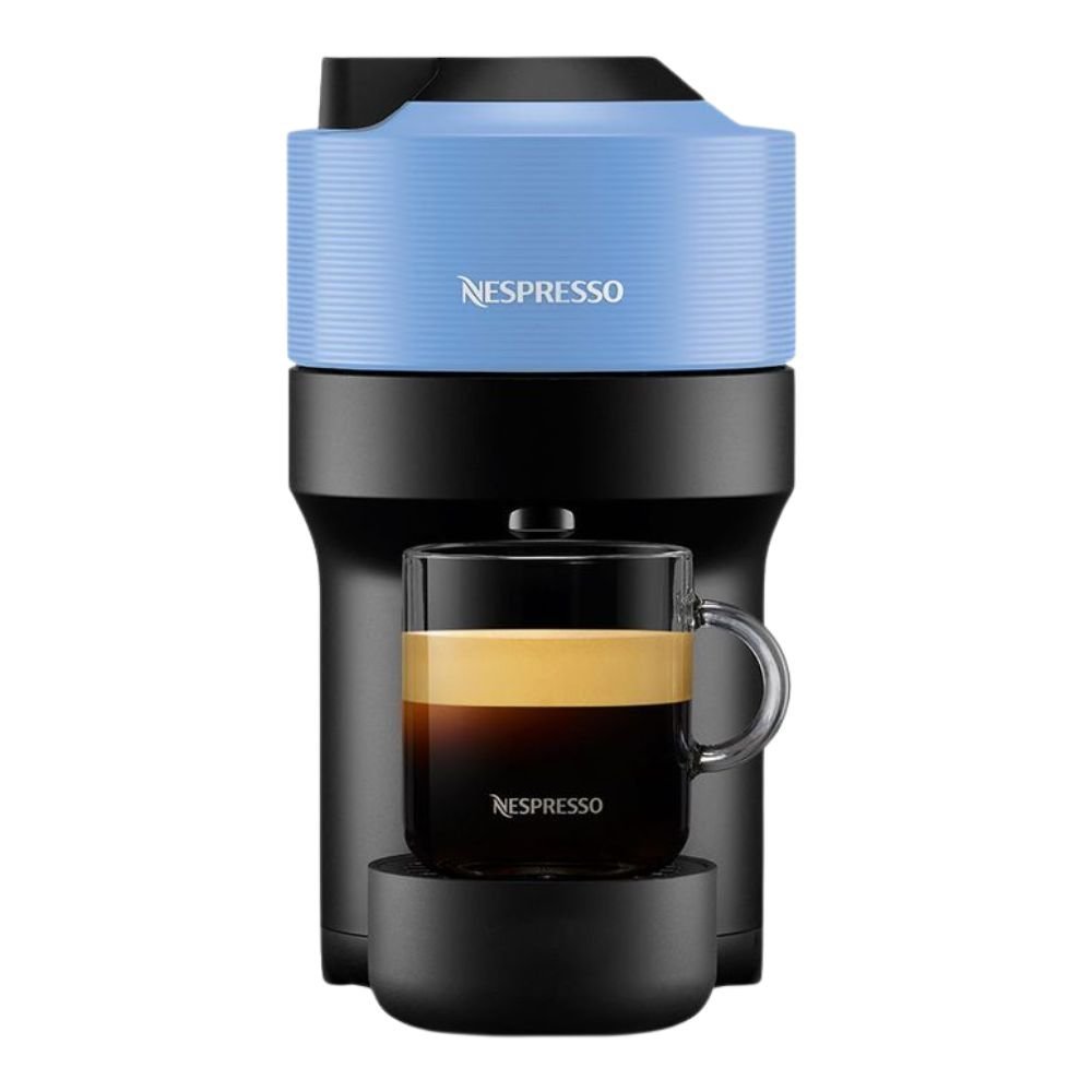 Nespresso Vertuo Pop Μηχανή Καφέ με Centrifusion™ Τεχνολογία & 6 Μεγέθη Ροφημάτων για Κάψουλες Vertuo,19bar, Pacific Blue