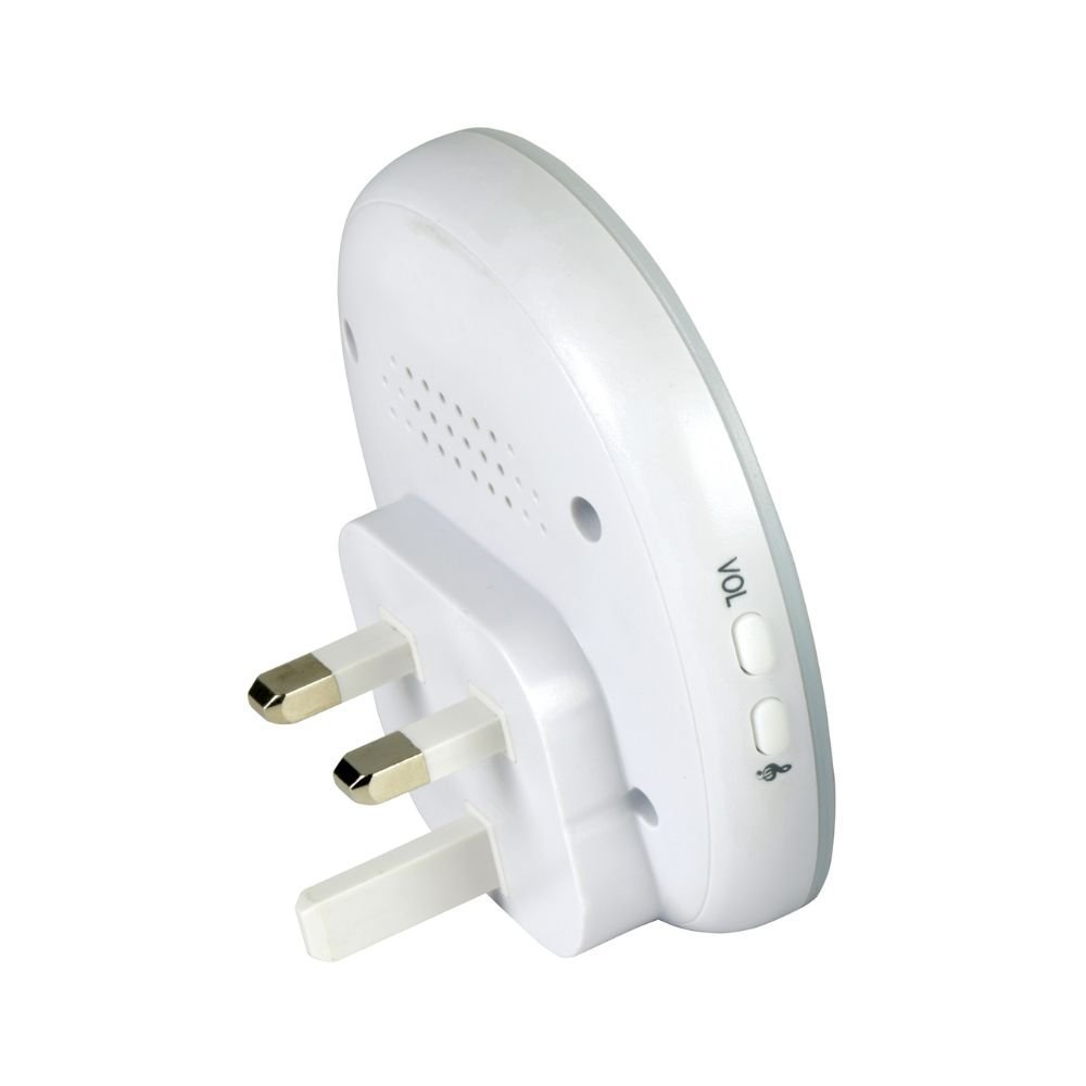 Mercury Wireless Plug-in Doorbell White 350.310UK