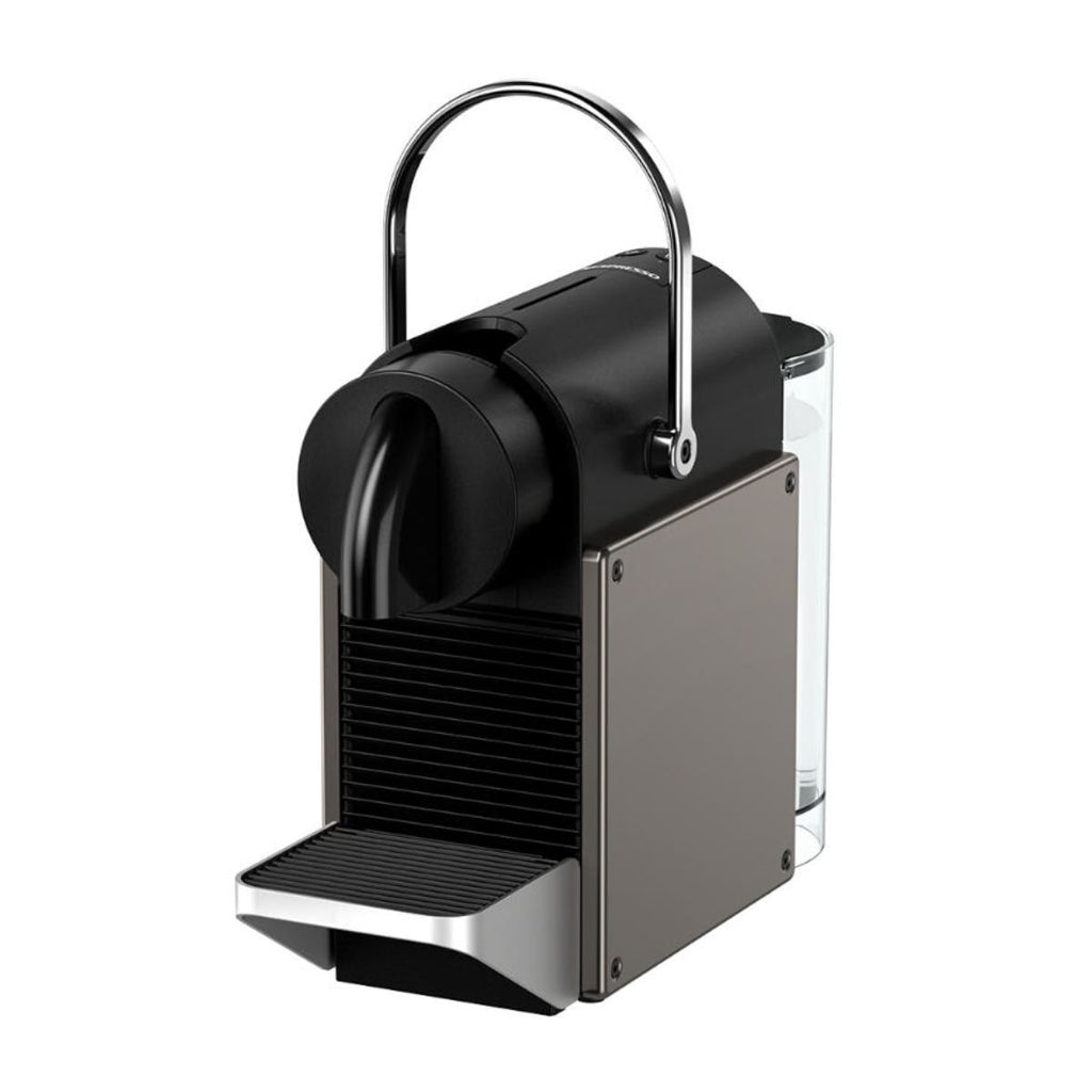 Nespresso Pixie Καφετιέρα Espresso & Lungo για Κάψουλες 19bar, Titan