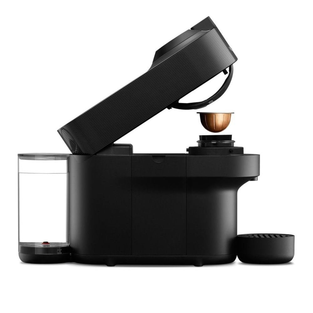 Nespresso Vertuo Pop Μηχανή Καφέ με Centrifusion™ Τεχνολογία & 6 Μεγέθη Ροφημάτων για Κάψουλες Vertuo,19bar, Liquorice Black