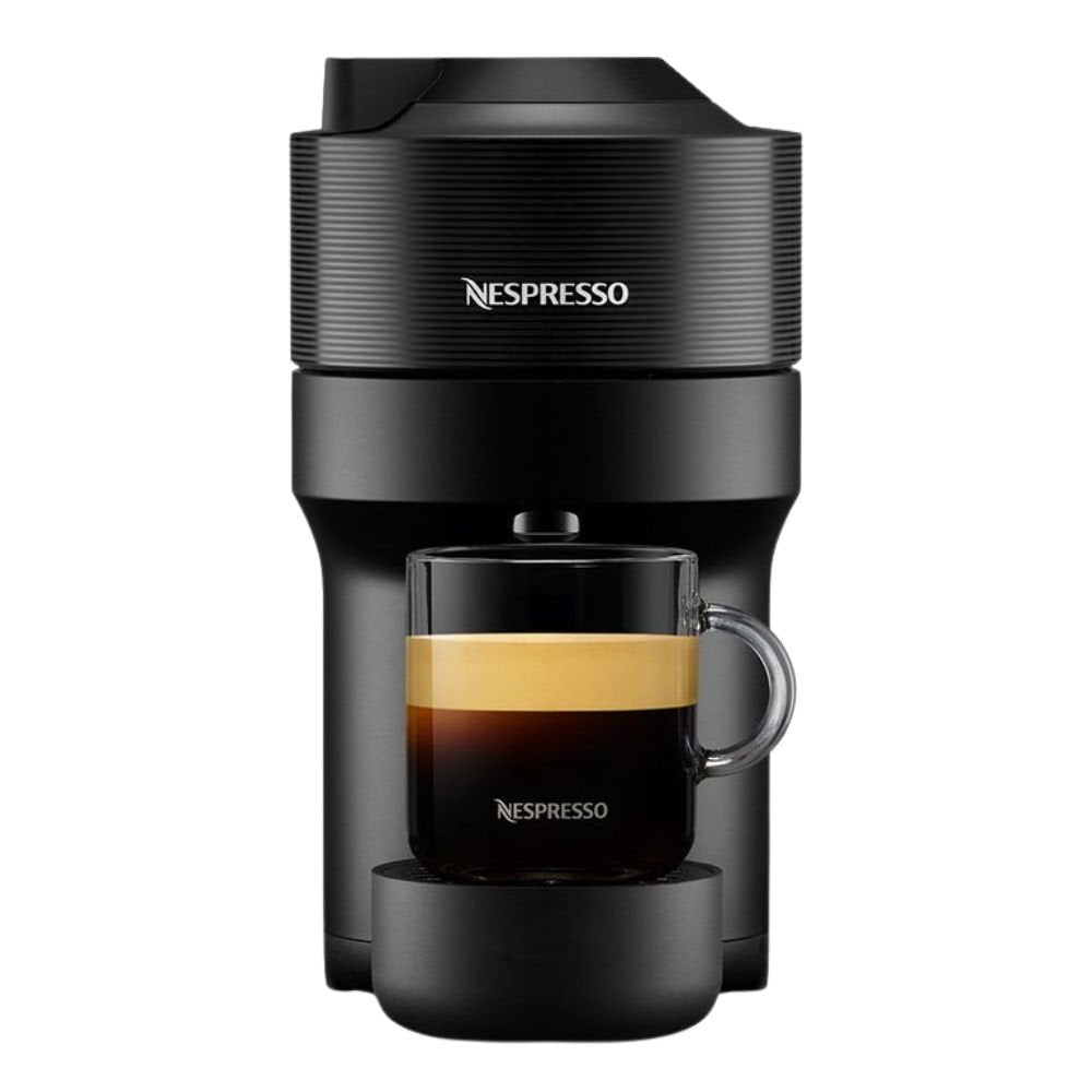 Nespresso Vertuo Pop Μηχανή Καφέ με Centrifusion™ Τεχνολογία & 6 Μεγέθη Ροφημάτων για Κάψουλες Vertuo,19bar, Liquorice Black