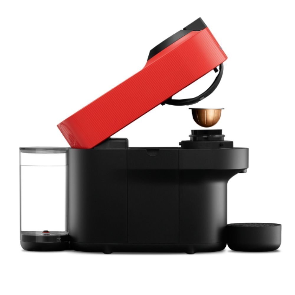 Nespresso Vertuo Pop Μηχανή Καφέ με Centrifusion™ Τεχνολογία & 6 Μεγέθη Ροφημάτων για Κάψουλες Vertuo,19bar, Spicy Red