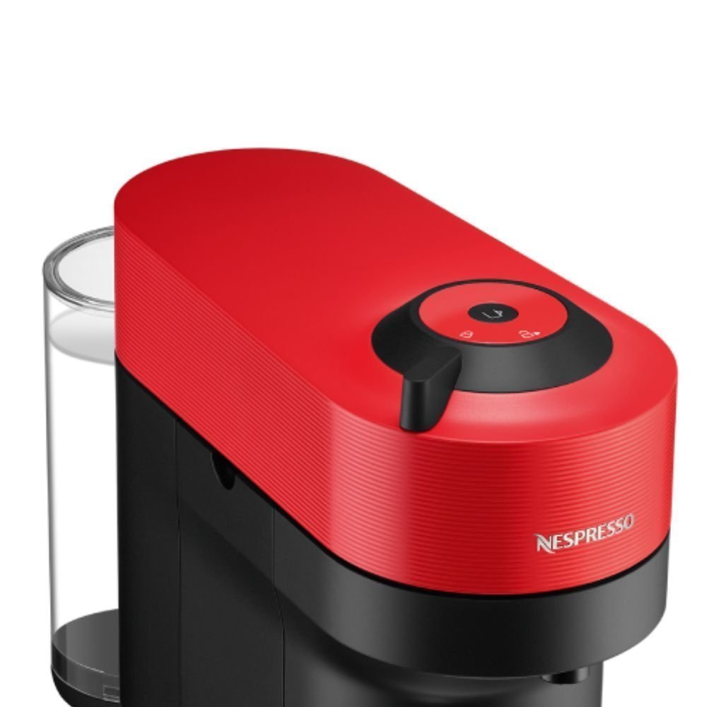 Nespresso Vertuo Pop Μηχανή Καφέ με Centrifusion™ Τεχνολογία & 6 Μεγέθη Ροφημάτων για Κάψουλες Vertuo,19bar, Spicy Red