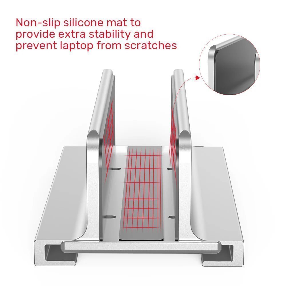 Unitek Stand for Laptop Adjustable Vertical Holder OT172GY