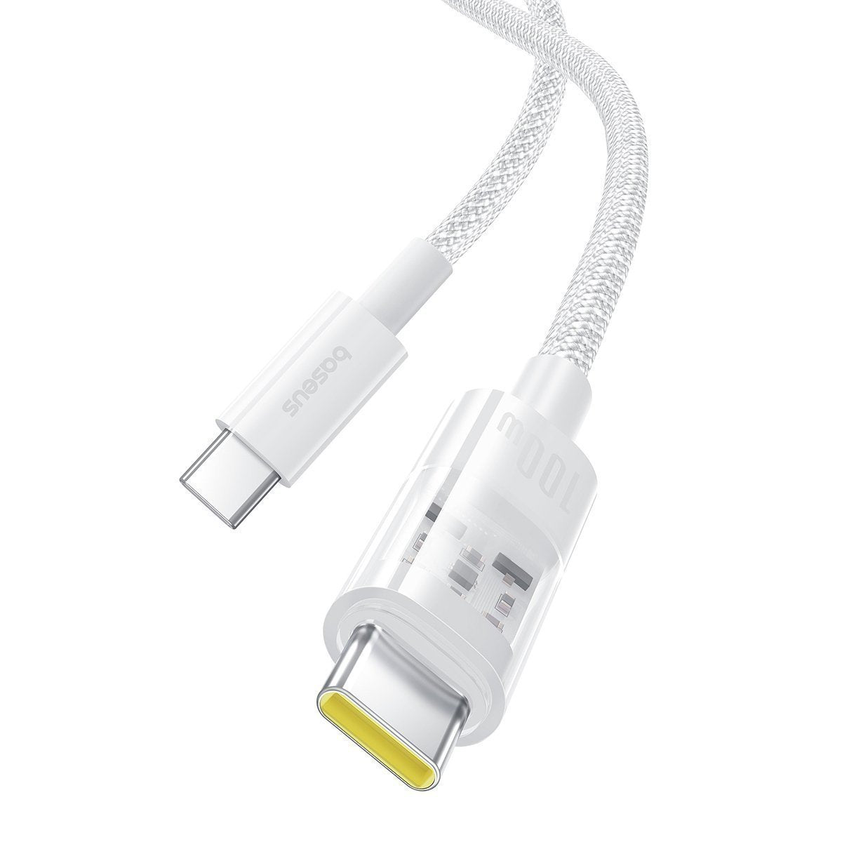 Baseus Cable USB-C to USB-C Gem Series 100W 2.0m White