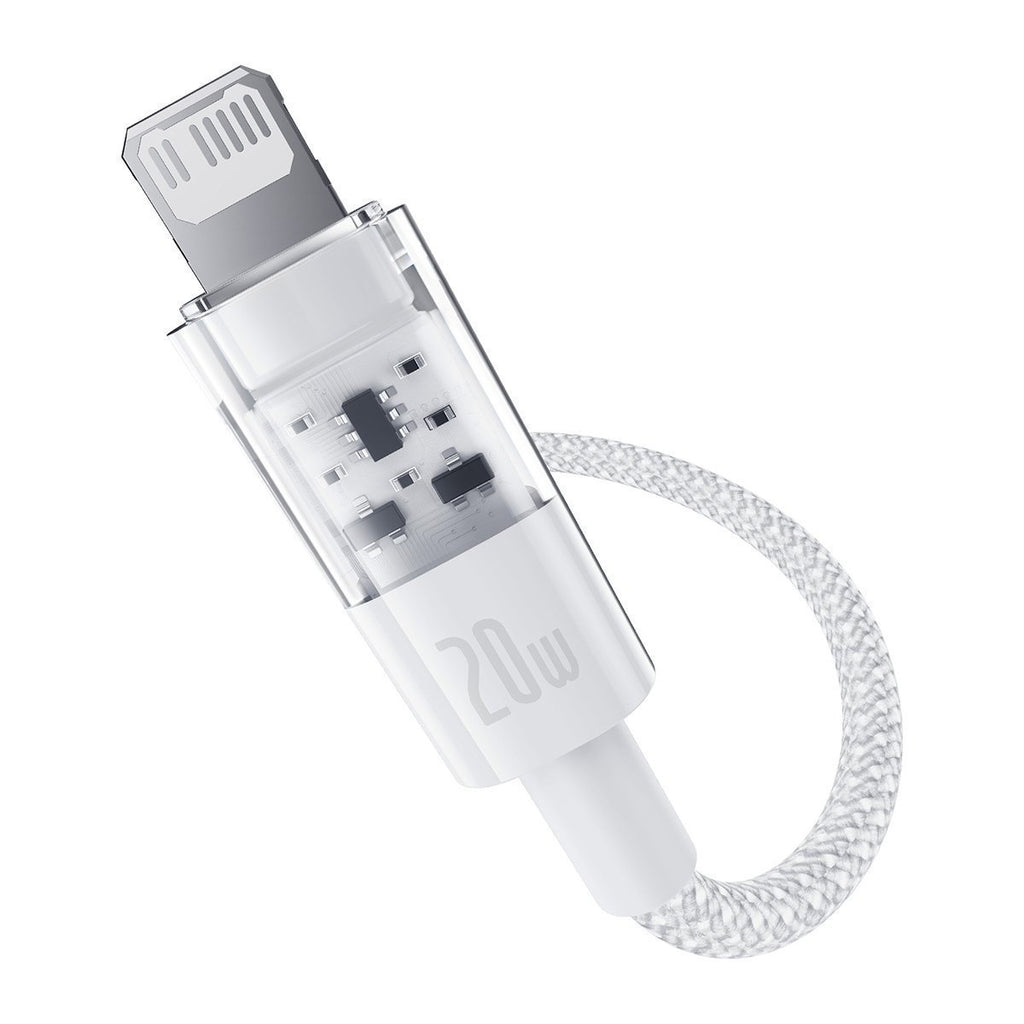 Baseus Cable Lightning to USB-C Gem Series 2.0m 20W White