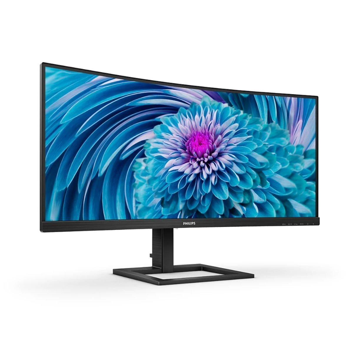 PHILIPS E Line Οθόνη 34″ UltraWide Κυρτή WQHD (3440×1440) με USB-C Power Delivery 65W, VA Panel & AMD FreeSync™ Premium, Μαύρο 346E2CUAE/00
