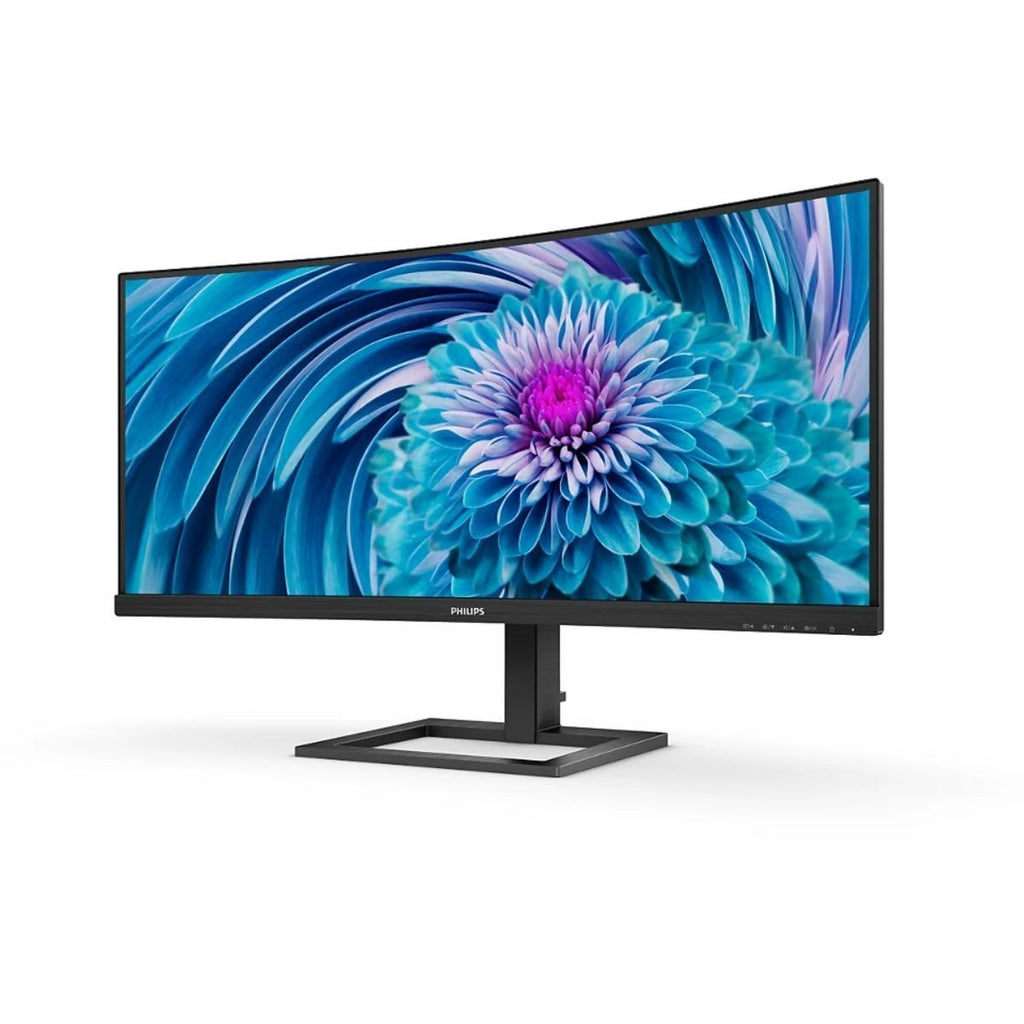 PHILIPS E Line Οθόνη 34″ UltraWide Κυρτή WQHD (3440×1440) με USB-C Power Delivery 65W, VA Panel & AMD FreeSync™ Premium, Μαύρο 346E2CUAE/00