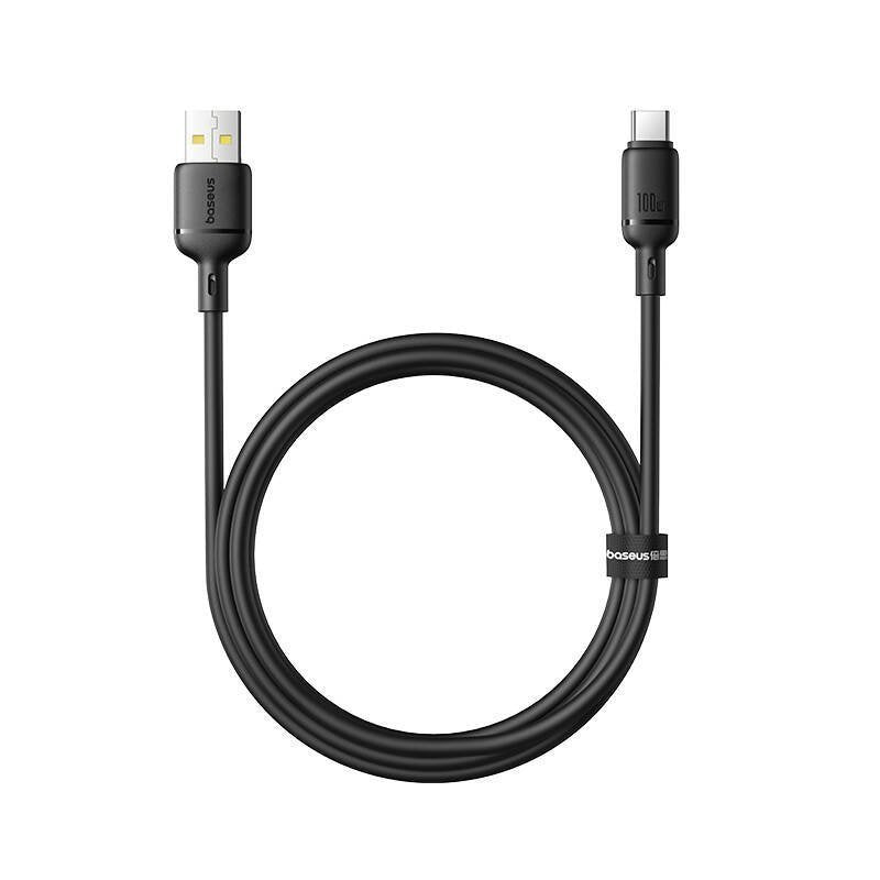 Baseus Cable USB-C to USB-A Silky Series 1.0m 100W Black