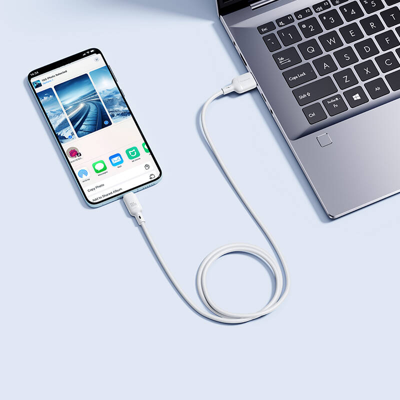 Baseus Cable USB-C to USB-A Silky Series 1.0m 100W White