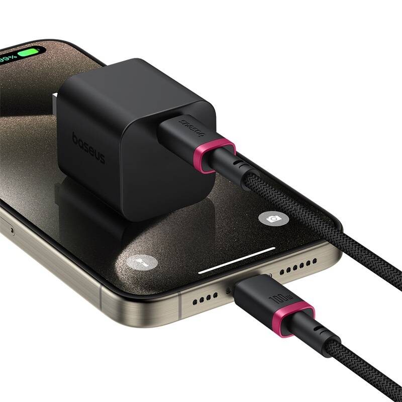 Baseus Cable USB-C to USB-C Dura Braided 2.0m 100W Black+Red