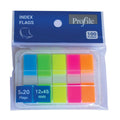 Profile Index Flags Σετ 5×20 Αυτοκόλλητες Σημάνσεις 12 x 45 mm σε Ποικιλία Χρωμάτων