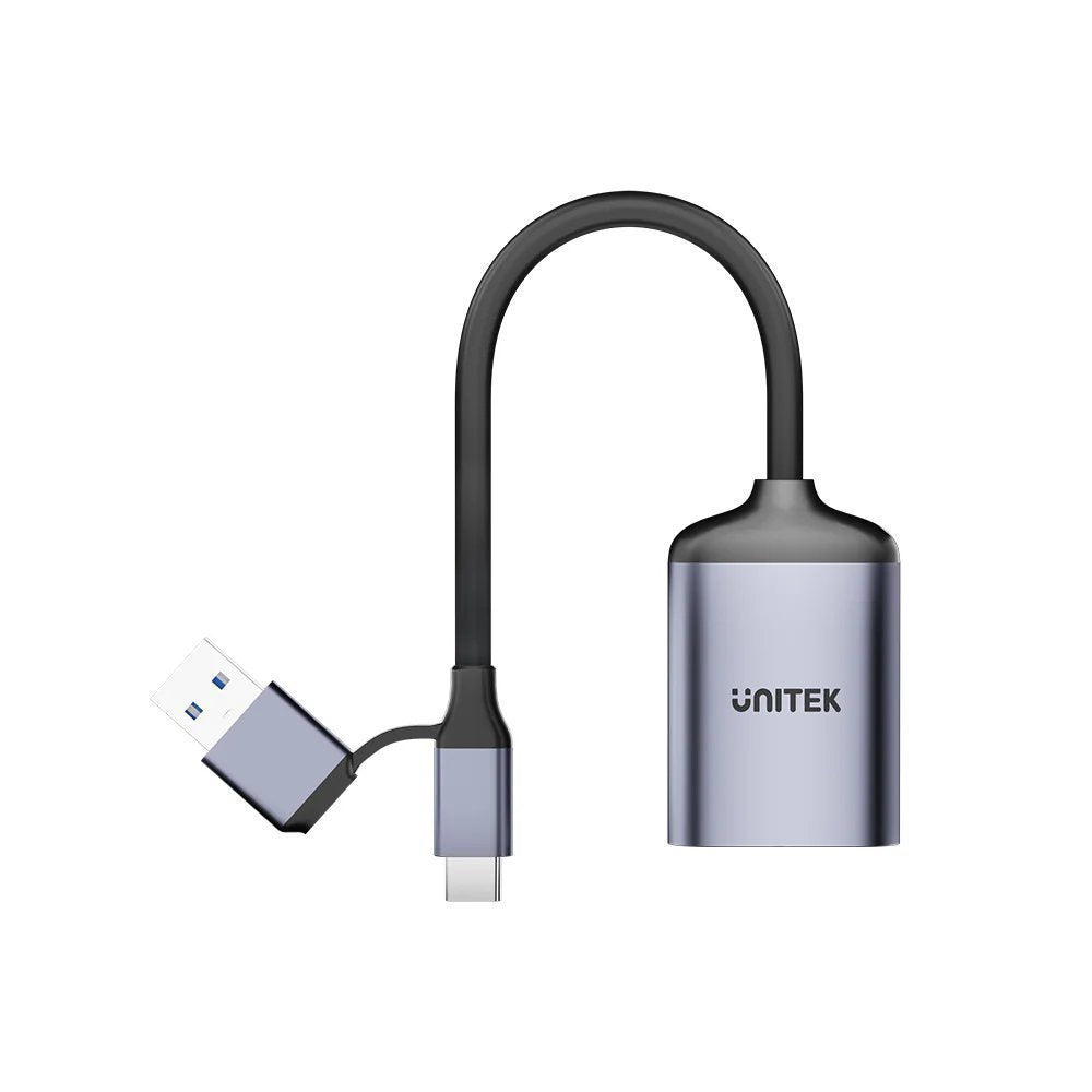 Unitek Card Reader USB A/C Supports SD/Micro SD 4.0 R1018E