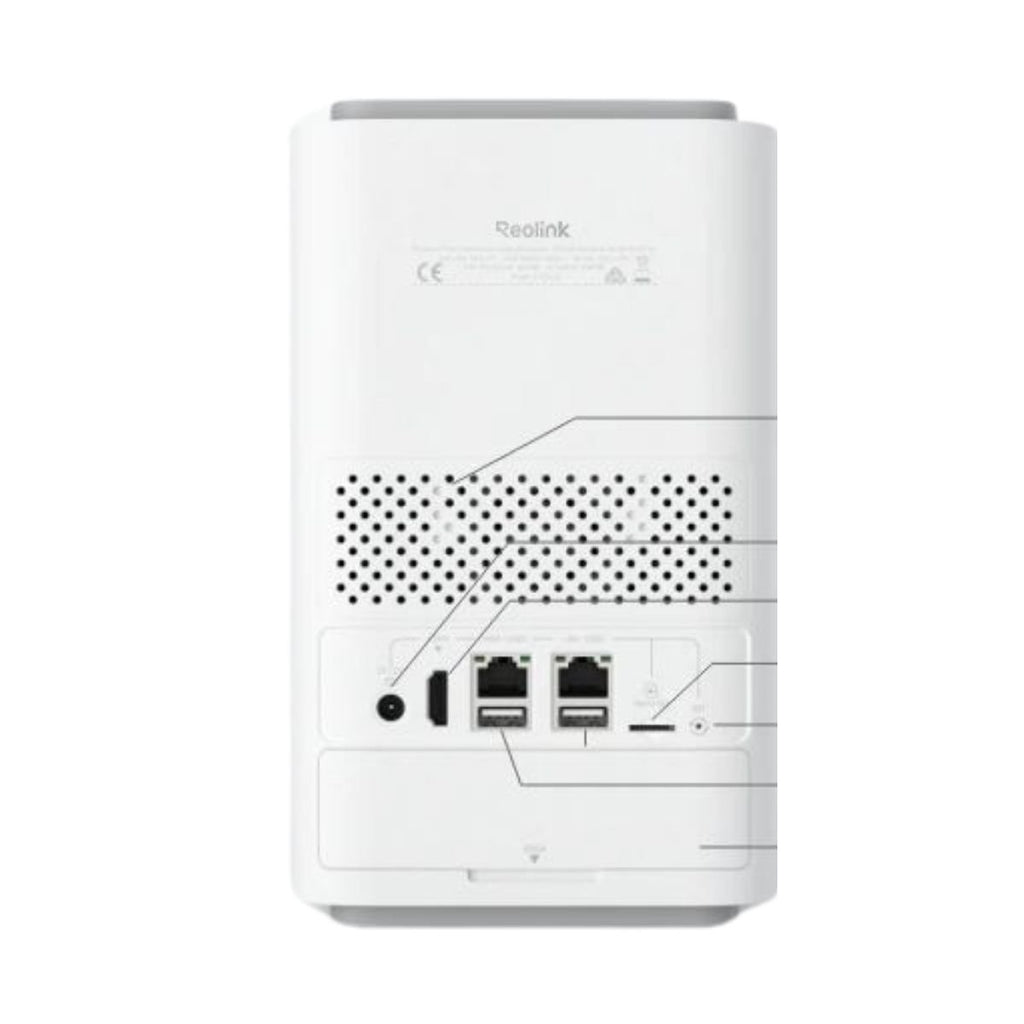Reolink Home Hub Pro Κεντρικός Κόμβος Ασφαλείας με Ενσωματωμένο HDD 2TB, Υποστήριξη έως 24 Κάμερες & Wi-Fi 6