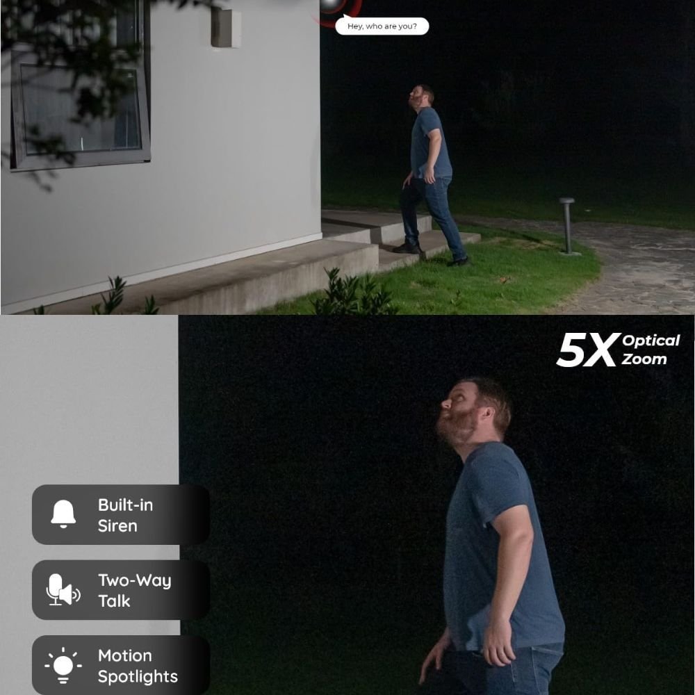 REOLINK RLC-811A IP Bullet Κάμερα 8MP με AI Ανίχνευση, Zoom 5X, Αδιάβροχη, Σειρήνα & Διπλό Ήχο