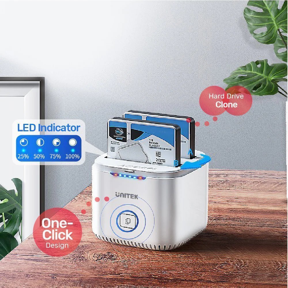Unitek HDK Marshmallow 2×2.5” SATA Diskstation DAS S1105B