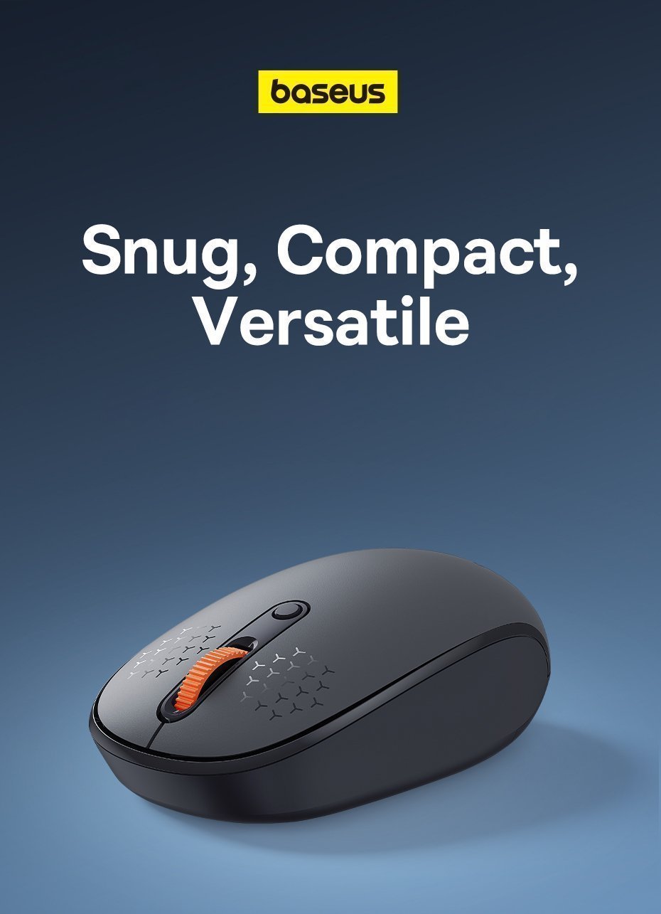Baseus F01A Wireless Mouse Frosted Gray