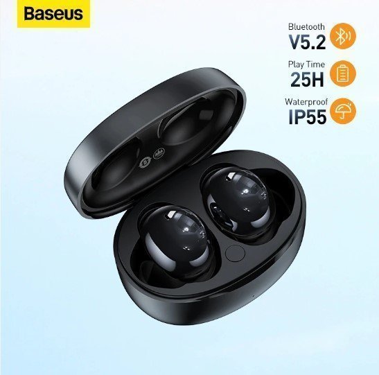 Baseus Headphones In Ear TWS Bowie E2 Black