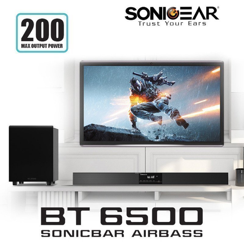 SonicGear Sonicbar BT-6500 Sound Bar Wless SWoofer