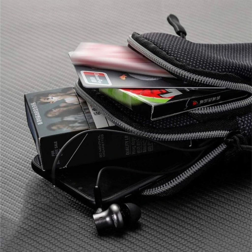 SWISSTEN ArmBag Αθλητική Θήκη Μπράτσου για Smartphone έως 6.7″ με Ανακλαστικά Στοιχεία 32903500 Μαύρο