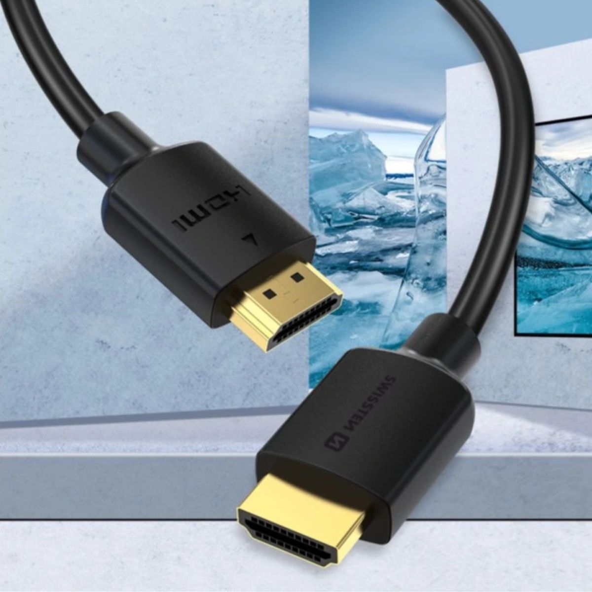 Swissten Καλώδιο HDMI 2.0 High Speed 4K/60Hz 18Gbps 2m 75501112