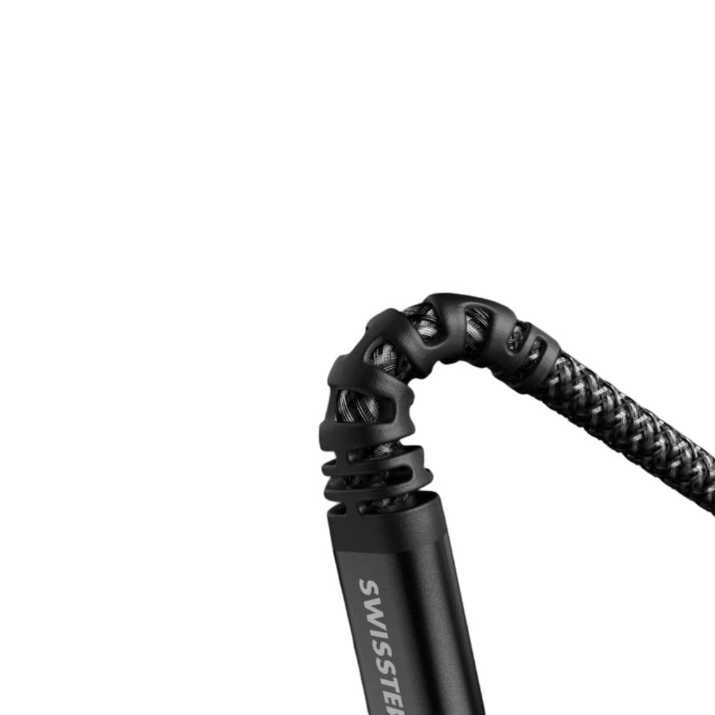 Swissten KEVLAR Καλώδιο USB-C σε USB-C 60W (3A) Extra Durable 1.5m 71542010 Μαύρο