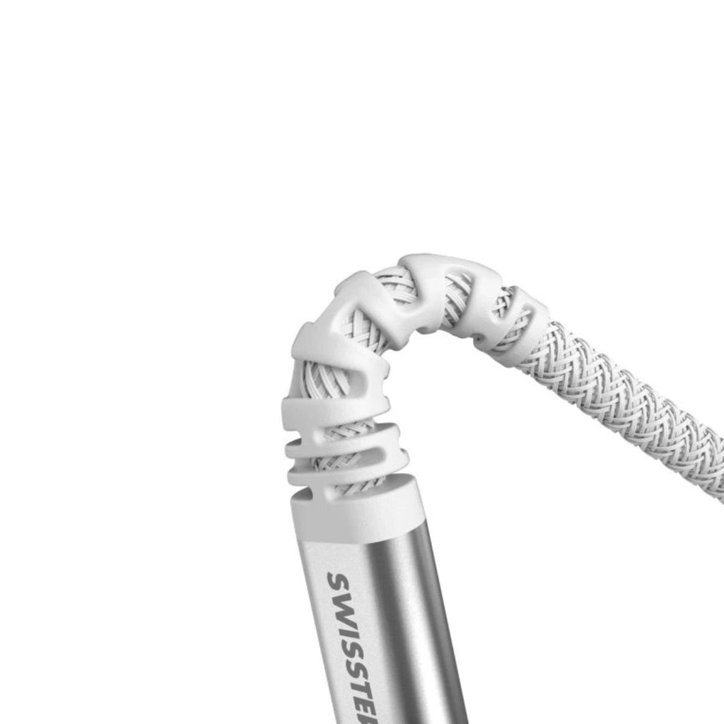 Swissten KEVLAR Καλώδιο USB-C σε USB-C 60W (3A) Extra Durable 1.5m 71541014 Άσπρο