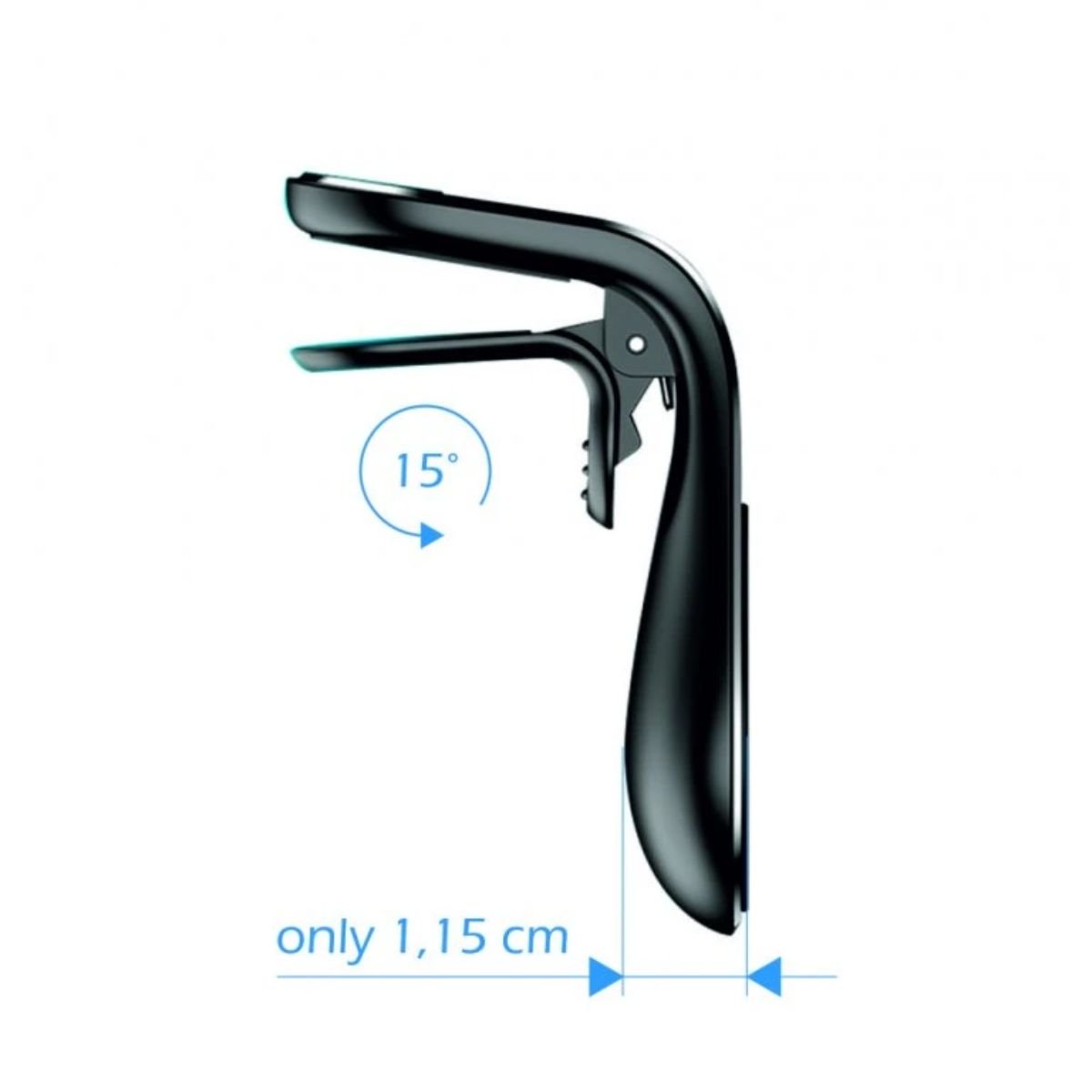 Swissten Easy Mount Μαγνητική Βάση Κινητού για Αεραγωγό Αυτοκινήτου 65010700 Μαύρο